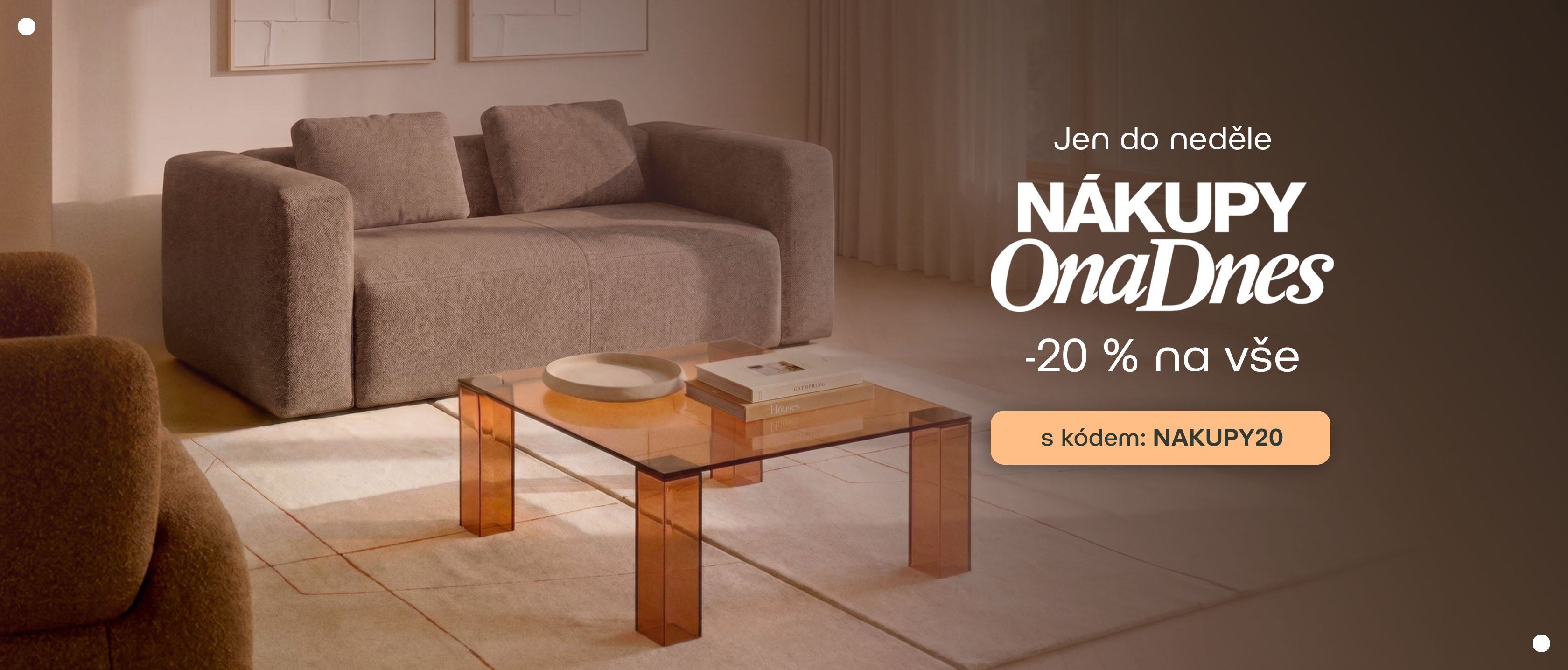 -20 % Nákupy Ona Dnes