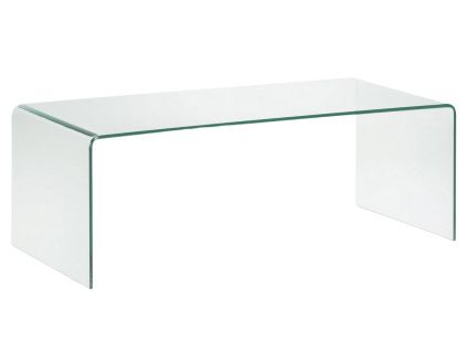 Skleněný konferenční stolek Kave Home Burano 110 x 50 cm
