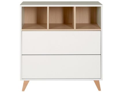 Bílá přebalovací komoda Quax Loft 86 x 48 cm