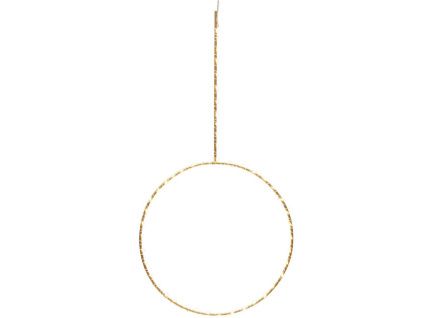 Zlatá světelná LED dekorace Kave Home Tamane 25 cm
