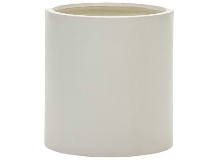 Bílý cementový zahradní květináč Kave Home Aiguablava Ø 52 cm