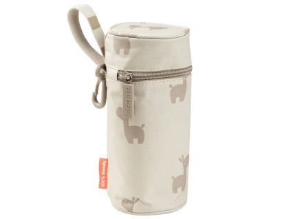 Béžový látkový termo obal na láhev Done by Deer Lalee 0,5 l