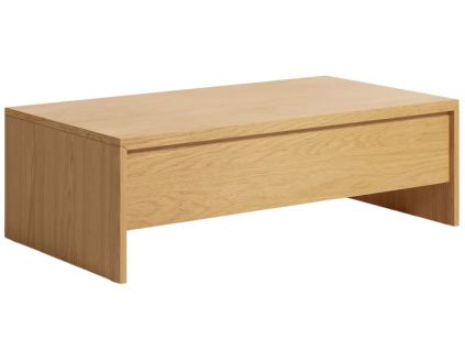 Vyklápěcí dubový konferenční stolek Kave Home Abilen 110 x 60 cm