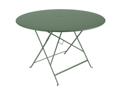 Kaktusově zelený kovový skládací stůl Fermob Bistro 117 cm