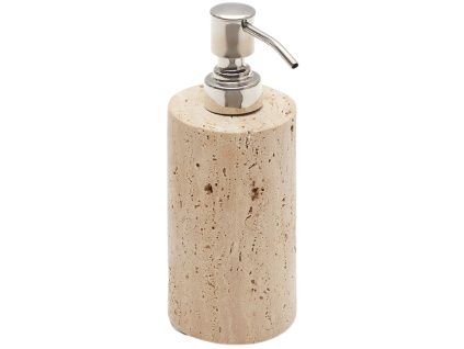 Béžový kamenný dávkovač na mýdlo Kave Home Macre