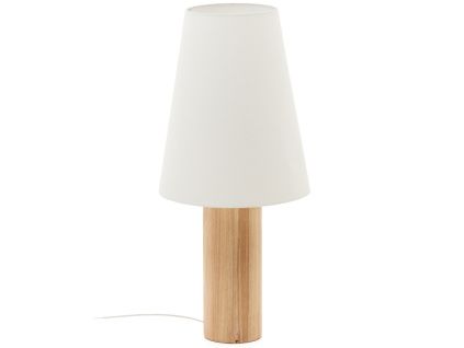 Dřevěná stojací lampa Kave Home Marga 110 cm