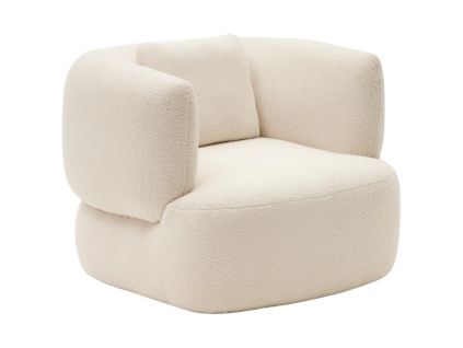 Béžové čalouněné křeslo Kave Home Martina
