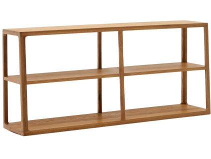 Dubový regál Kave Home Maymai 80 x 180 cm