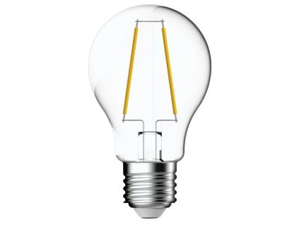 Transparentní LED žárovka A60 E27 2,1W