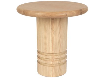 Dubový odkládací stolek ZUIVER CHUNK 45 cm