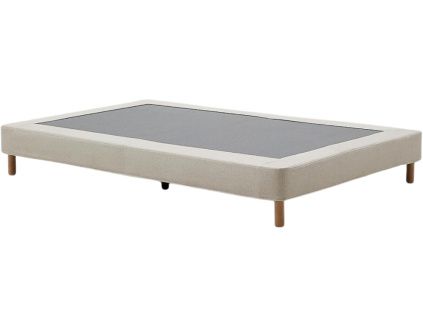 Béžová čalouněná jednolůžková postel Kave Home Ofelia 90 x 200 cm