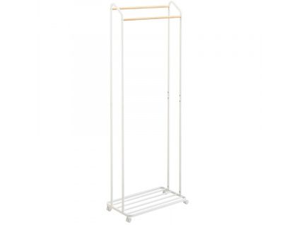Bílý kovový věšák Yamazaki Tower 172,5 cm
