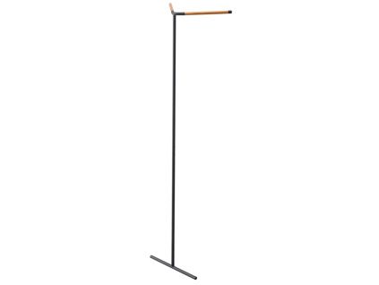 Černý kovový stojací věšák Yamazaki Tower 160 cm