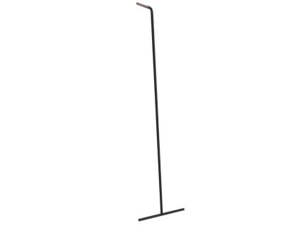 Černý kovový stojací věšák Yamazaki Tower II. 160 cm