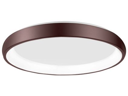Hnědé kovové stropní LED světlo Nova Luce Albi 61 cm