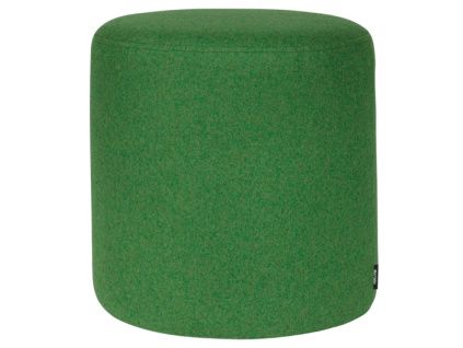 Zelený čalouněný puf Folk 40 cm