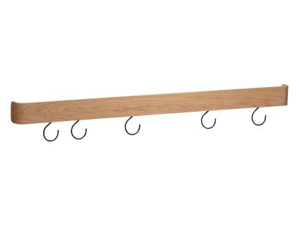 Dubový nástěnný věšák DAN-FORM Protopia 120 x 6 cm
