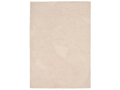 Bílý vlněný koberec Kave Home Domm 200 x 300 cm