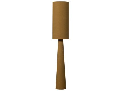 Hnědá bouclé stojací lampa Lofa 187 cm
