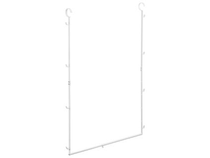Bílý kovový věšák do šatníku Yamazaki Smart 56/96 cm