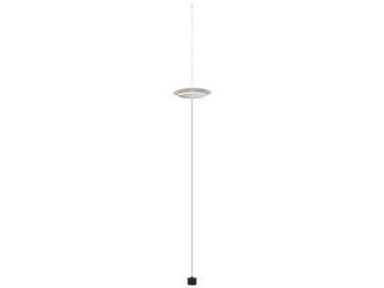 Bílá kovová stojací LED lampa Nova Luce Olos 370 cm