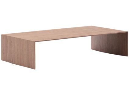 Ořechový konferenční stolek Kave Home Litto 140 x 70 cm