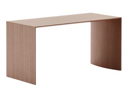 Ořechový konferenční stolek Kave Home Litto 90 x 45 cm