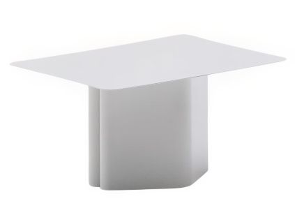 Šedý kovový konferenční stolek Kave Home Arvin 70 x 52 cm
