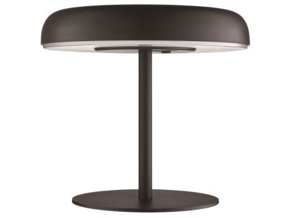 Černá zahradní stolní LED lampa Elmer Solar