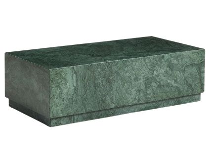 Zelený mramorový konferenční stolek Kave Home Sorein 100 x 50 cm