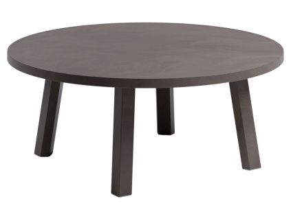 Hnědý nízký zahradní stolek Maximo Tavolino 70 cm