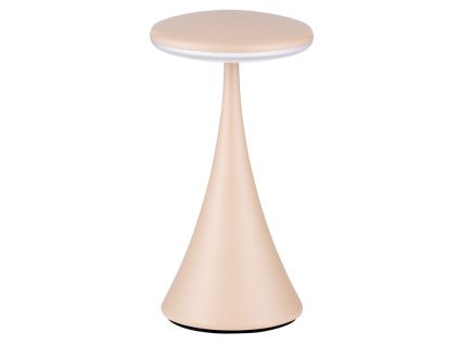 Béžová kovová nabíjecí stolní LED lampa Nova Luce Elbo