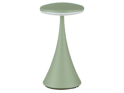 Zelená kovová nabíjecí stolní LED lampa Nova Luce Elbo
