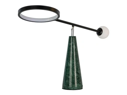 Zeleno-černá stolní LED lampa Angel Cerdá No. 8093