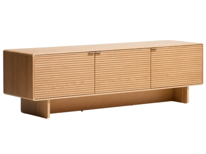 Dubový TV stolek Kave Home Norlen 150 x 40 cm