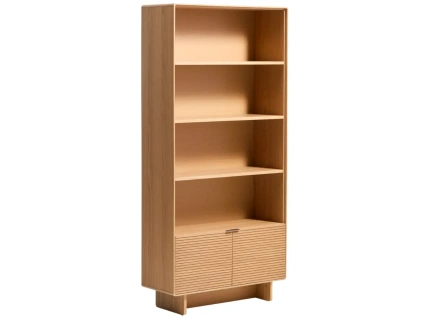 Dubový regál KAve Home Norlen 190 x 90 cm