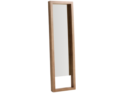 Dřevěné stojací zrcadlo Kave Home Vatro 181 x 52cm