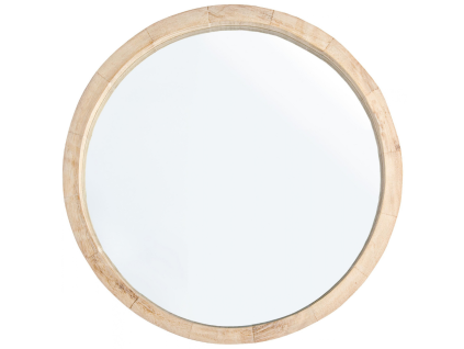 Dřevěné závěsné zrcadlo Bizzotto Tiziano Ø42 cm