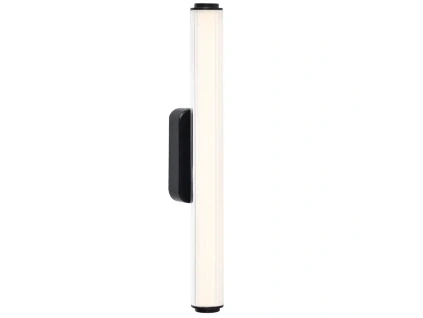 Černé kovové nástěnné LED světlo Virelle 50 cm