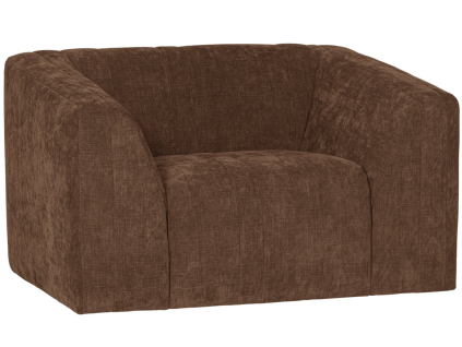 Hnědé čalouněné křeslo Omaire