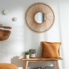 Set tří béžových bukových nástěnných věšáků Kave Home Nadua