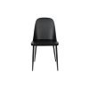 Černá plastová jídelní židle WLL Pip