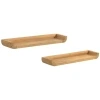Set dvou teakových nástěnných polic Kave Home Shamel 50 x 12 cm -fv-interier-25