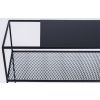 Černý kovový toaletní stolek Trixom 100 x 30 cm -fv-interier-25