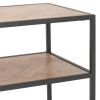 Dřevěný konzolový stolek J-line Zigtem 100 x 35 cm s černou konstrukcí -fv-interier-25