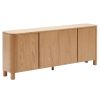 Komoda Kave Home Salaya 200 x 40 cm s dřevěným dekorem