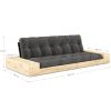 Béžová dvoumístná rozkládací pohovka Karup Design Base 244 cm