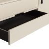 Světle šedý borovicový TV stolek Frax 120 x 44 cm -fv-interier-25