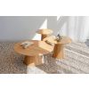 Dubový konferenční stolek Mushroom 80 cm
