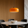 Oranžové skleněné závěsné LED světlo Kave Home Reig 38 cm -fv-interier-25